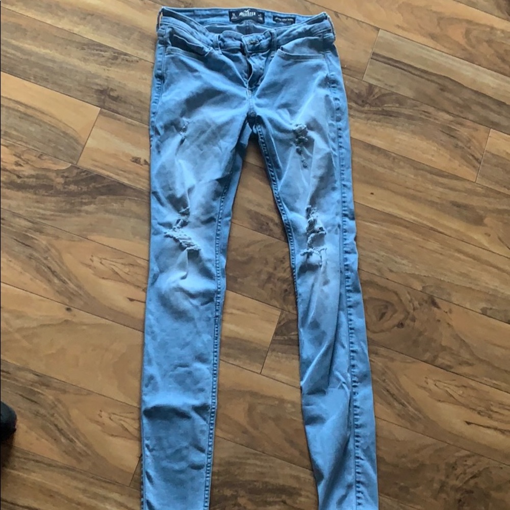 light blue jeans